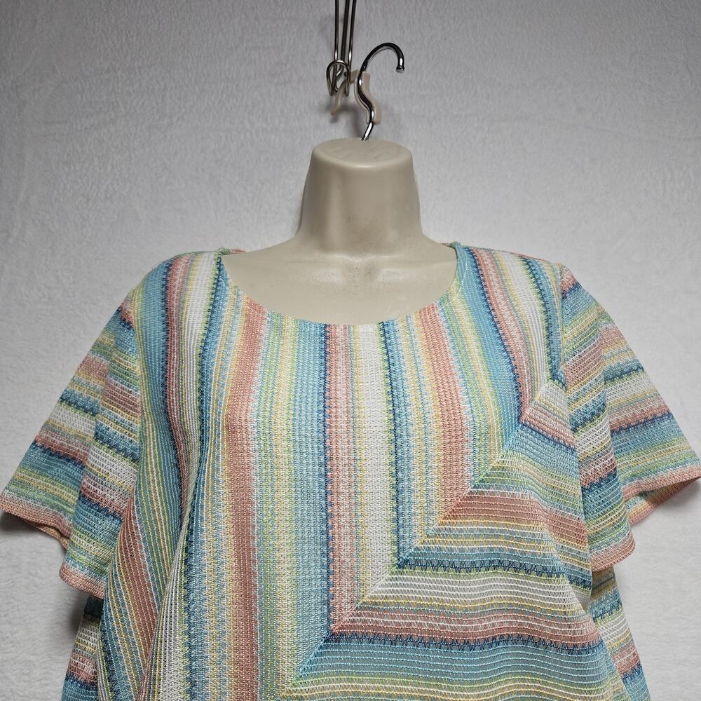 NWOT ALFRED DUNNER SZ M top Crochet Pastels‎ Cottagecore Fairy